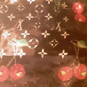 Louis Vuitton Cherry Print Scarf